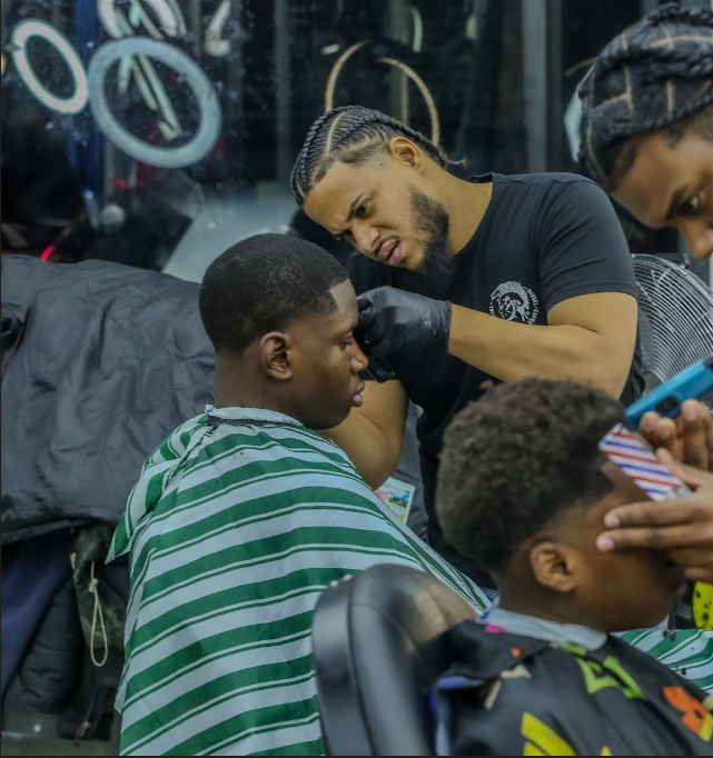 Fade haircut